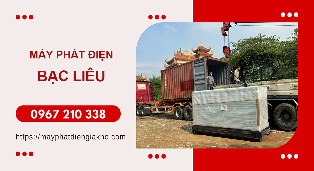 Máy phát điện tại Bạc Liêu